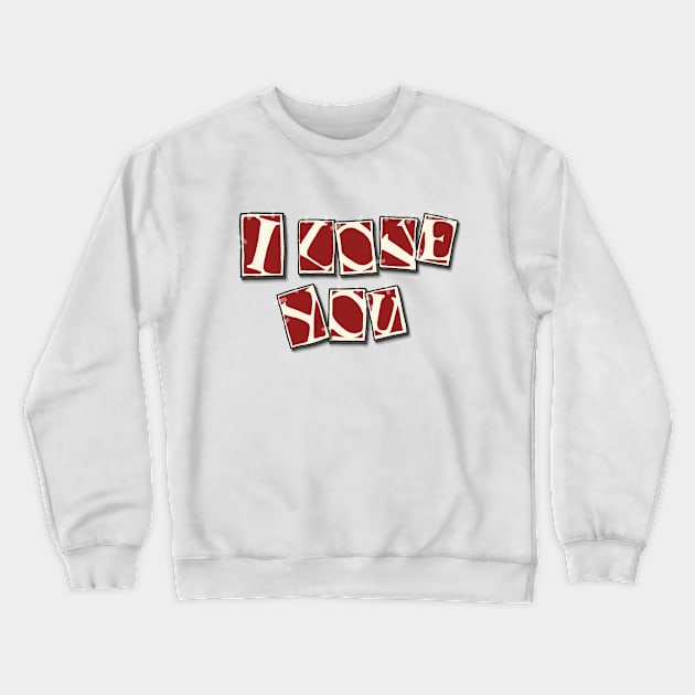 design for valentine's day Crewneck Sweatshirt by Handan